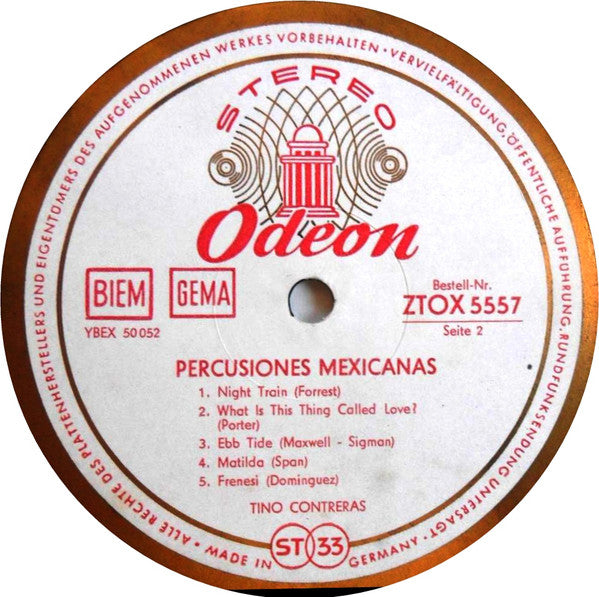 Tino Contreras : Percusiones Mexicanas (LP, Album)