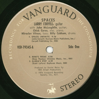 Larry Coryell : Spaces (LP, Album, RE)