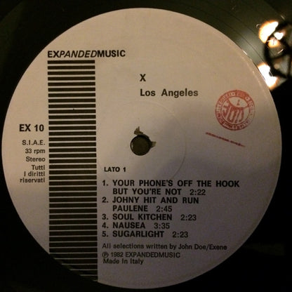 X (5) : Los Angeles (LP, Album)