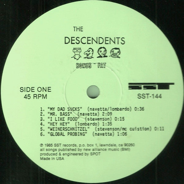 The Descendents* : Bonus Fat (12", Comp, RE, RP)