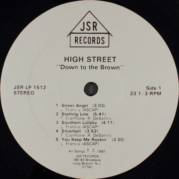 High Street : Down To The Brown (LP)