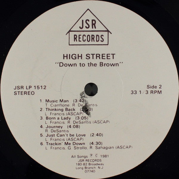 High Street : Down To The Brown (LP)