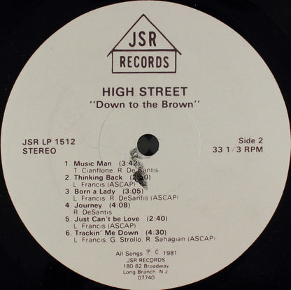 High Street : Down To The Brown (LP)