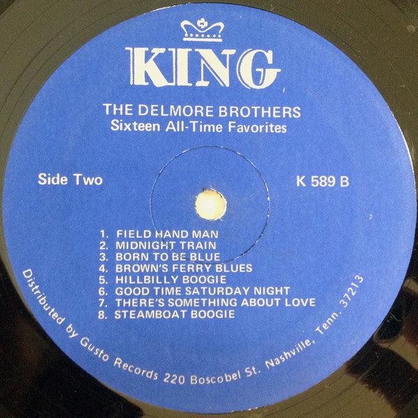 The Delmore Brothers : Songs By The Delmore Brothers (LP, Comp, Mono, RE)