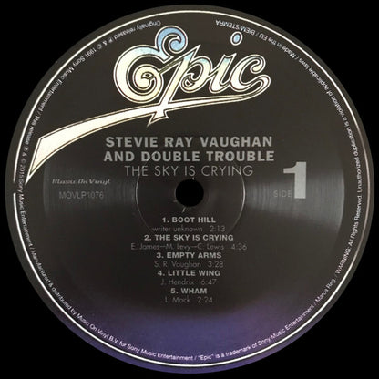 Stevie Ray Vaughan And Double Trouble* : The Sky Is Crying (LP, Album, RE, 180)