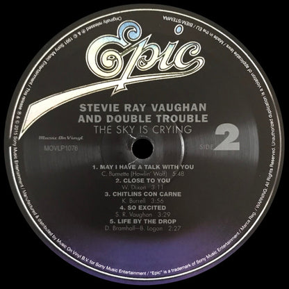 Stevie Ray Vaughan And Double Trouble* : The Sky Is Crying (LP, Album, RE, 180)