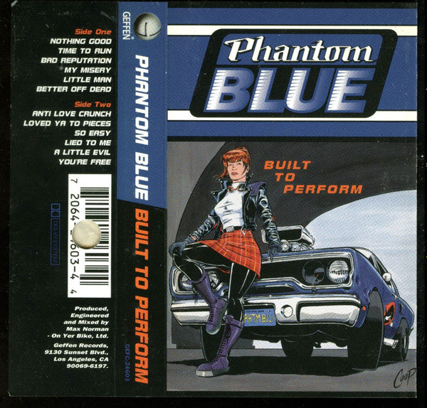 Phantom Blue : Built To Perform (Cass, Album)