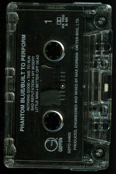 Phantom Blue : Built To Perform (Cass, Album)