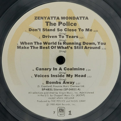The Police : Zenyatta Mondatta (LP, Album, y -)