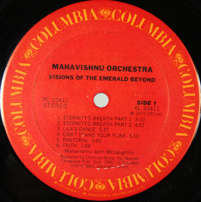 Mahavishnu Orchestra : Visions Of The Emerald Beyond (LP, Album, Ter)