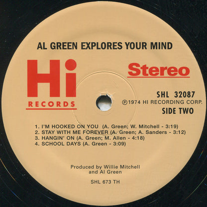 Al Green : Explores Your Mind (LP, Album, RE)