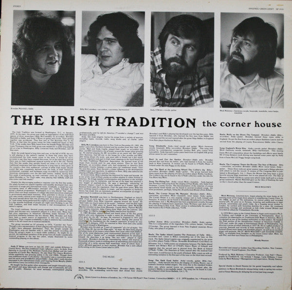 The Irish Tradition : The Corner House (LP, Album)