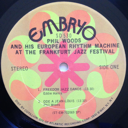 Phil Woods And His European Rhythm Machine : At The Frankfurt Jazz Festival (LP, Album, SP )