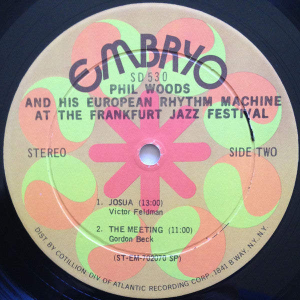 Phil Woods And His European Rhythm Machine : At The Frankfurt Jazz Festival (LP, Album, SP )