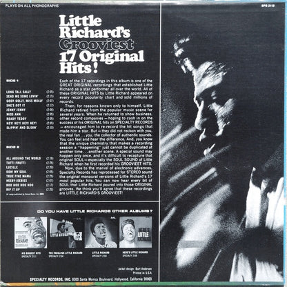 Little Richard : Little Richard's Grooviest 17 Original Hits! (LP, Comp)