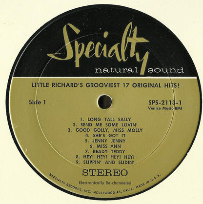Little Richard : Little Richard's Grooviest 17 Original Hits! (LP, Comp)