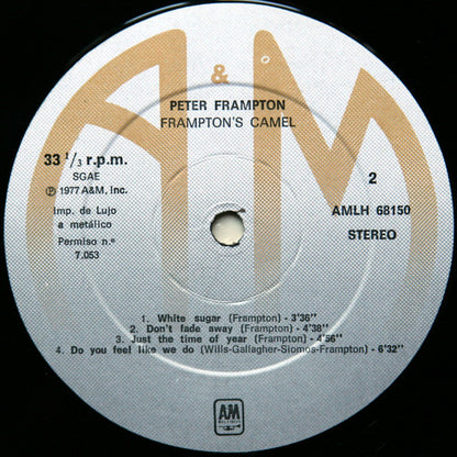 Peter Frampton : Frampton's Camel (LP, Album, RE)