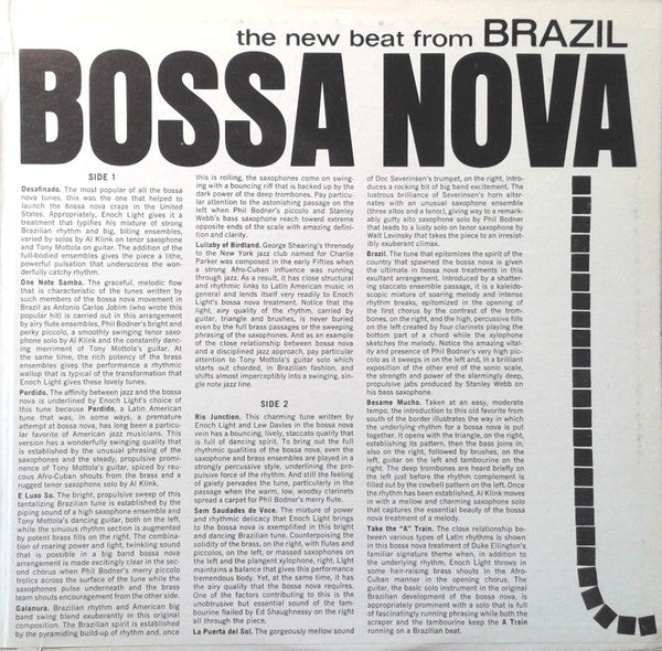 Enoch Light : Big Band Bossa Nova (LP, Album, Gat)