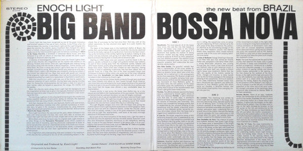 Enoch Light : Big Band Bossa Nova (LP, Album, Gat)