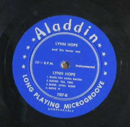 Lynn Hope : Lynn Hope And His Tenor Sax... (10", Album)