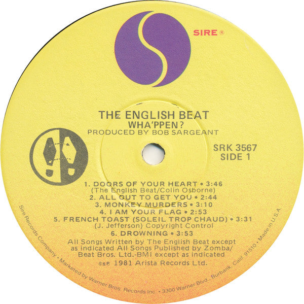The English Beat* : Wha'ppen? (LP, Album, Win)