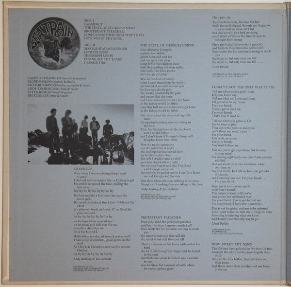 Seatrain : The Marblehead Messenger (LP, Album, Win)