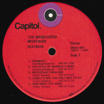 Seatrain : The Marblehead Messenger (LP, Album, Win)