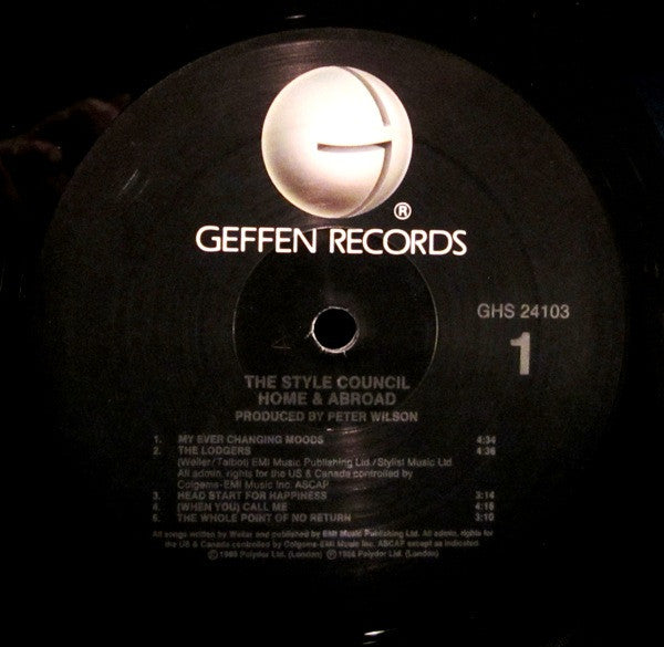 The Style Council : Home And Abroad - The Style Council, Live! (LP, Album, All)