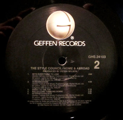 The Style Council : Home And Abroad - The Style Council, Live! (LP, Album, All)