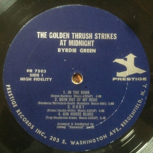 Byrdie Green : The Golden Thrush Strikes! (LP, Album, Mono)