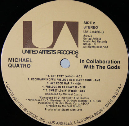 Michael Quatro : In Collaboration With The Gods (LP, Album)