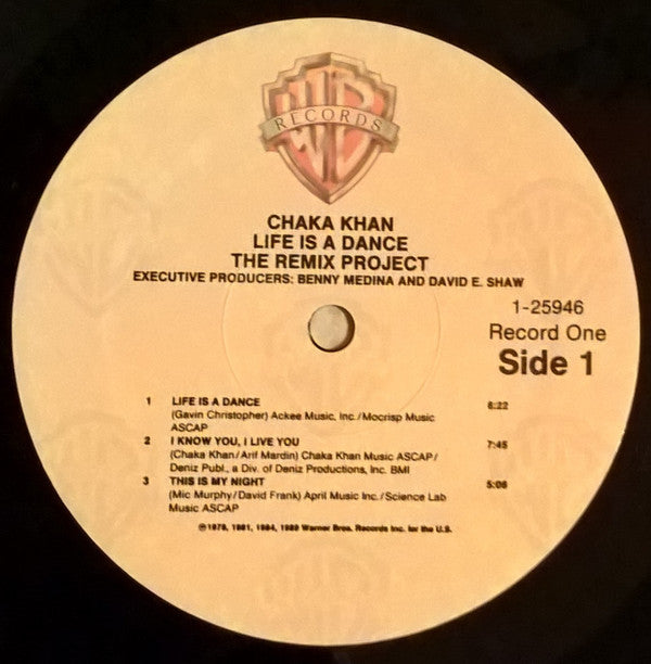 Chaka Khan : Life Is A Dance - The Remix Project (2xLP, Comp)