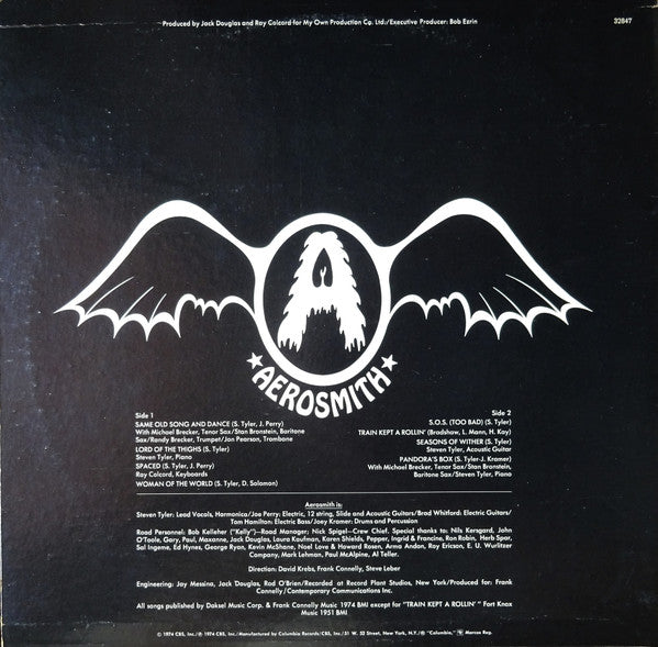 Aerosmith : Get Your Wings (LP, Album, Pit)