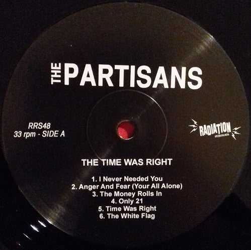 The Partisans : The Time Was Right (LP, Album, RE)