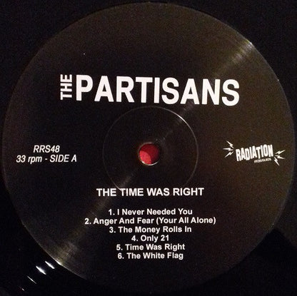 The Partisans : The Time Was Right (LP, Album, RE)