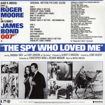Marvin Hamlisch : The Spy Who Loved Me (Original Motion Picture Score) (LP, Album, All)