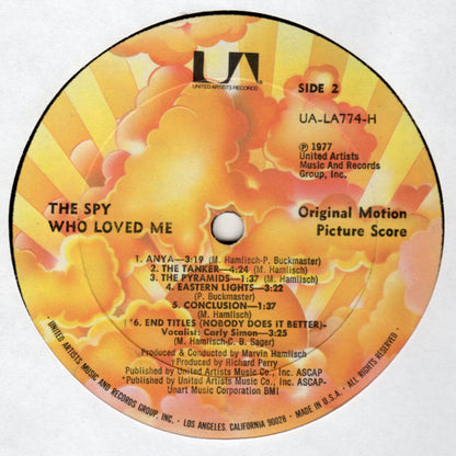 Marvin Hamlisch : The Spy Who Loved Me (Original Motion Picture Score) (LP, Album, All)