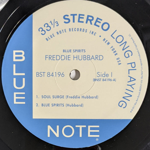 Freddie Hubbard : Blue Spirits (LP, Album, RE)