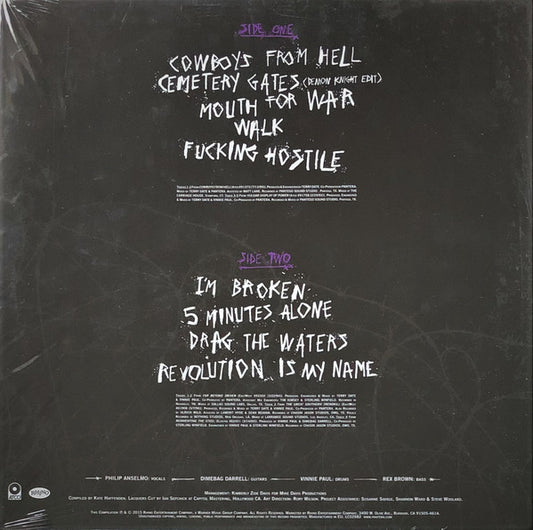 Pantera : History Of Hostility (LP, Comp)