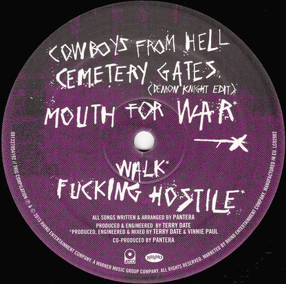 Pantera : History Of Hostility (LP, Comp)
