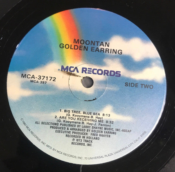 Golden Earring : Moontan (LP, Album, RE)