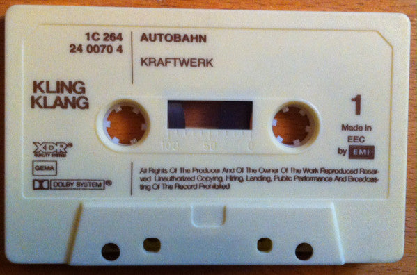 Kraftwerk : Autobahn (Cass, Album, RE, XDR)
