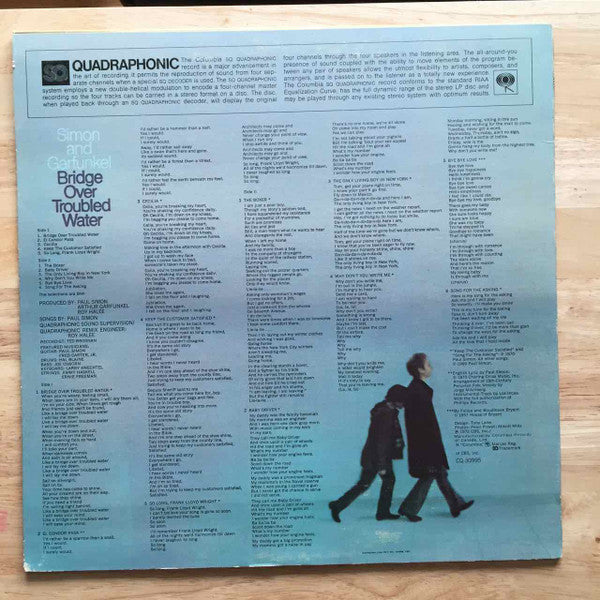 Simon And Garfunkel* : Bridge Over Troubled Water (LP, Album, Quad)
