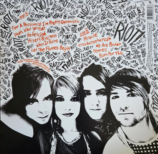 Paramore : Riot! (LP, Album, RE)
