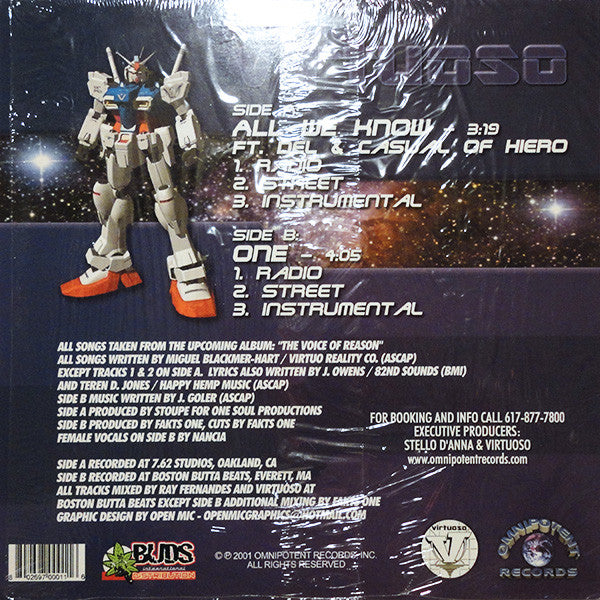 Virtuoso (2) : All We Know (12")