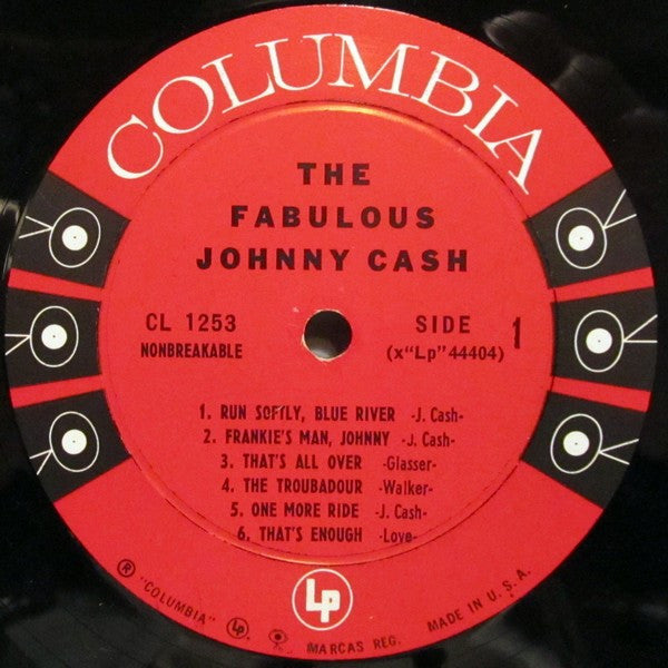Johnny Cash : The Fabulous Johnny Cash (LP, Album, Mono)