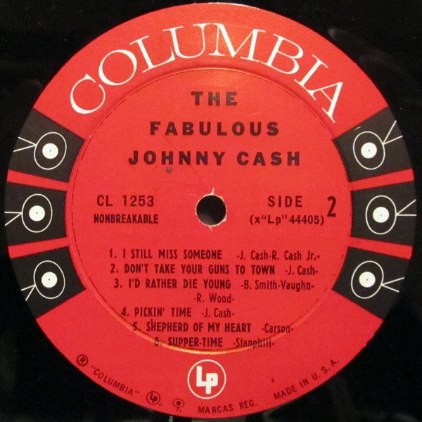 Johnny Cash : The Fabulous Johnny Cash (LP, Album, Mono)