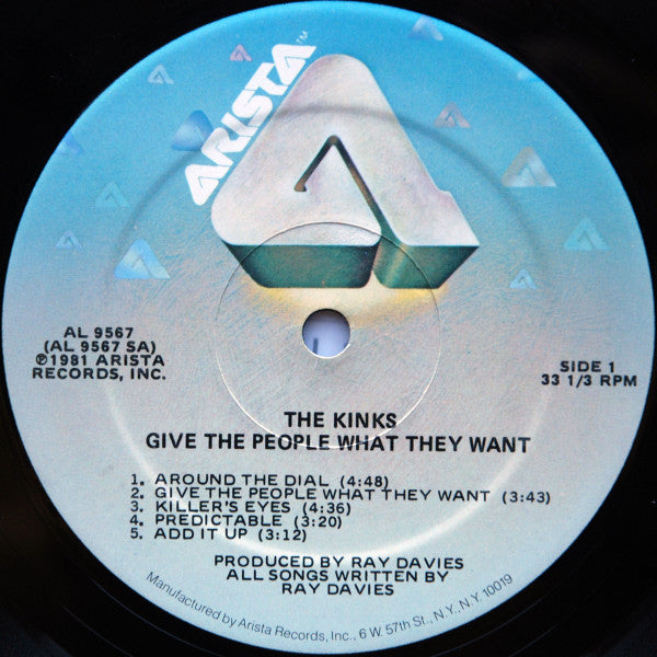 The Kinks : Give The People What They Want (LP, Album, Mon)