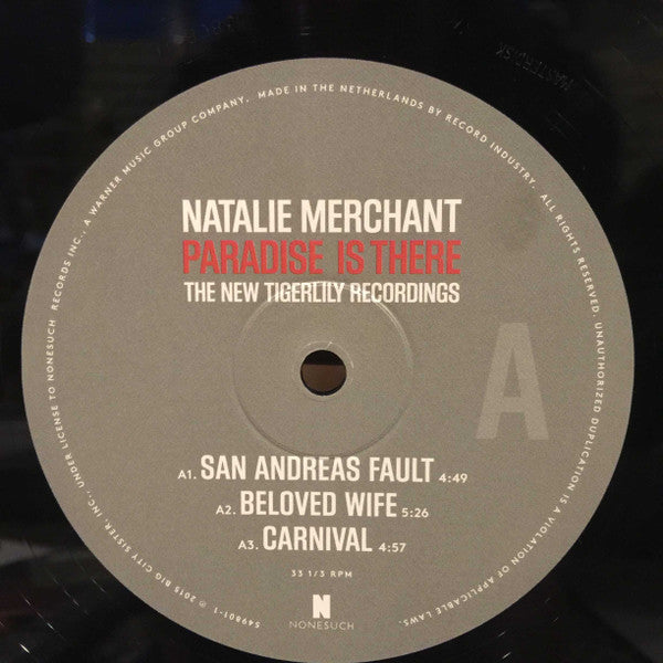 Natalie Merchant : Paradise Is There (The New Tigerlily Recordings) (2xLP, Album, 180)