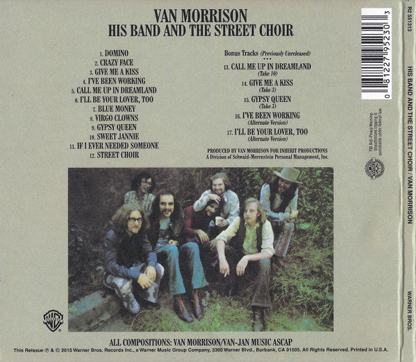 Van Morrison : His Band And The Street Choir (CD, Album, RE, RM)